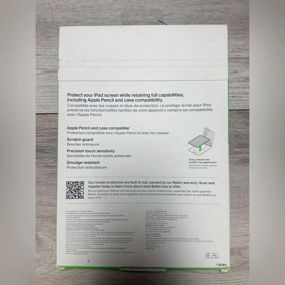 Belkin ScreenForce Tempered Glass Screen Protector for iPad 10th Generation NEW - Picture 3 of 6